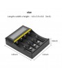 4 Slots Multi-function Battery Charger Li-ion Li-fe Ni-MH Ni-CD Smart Charger for AA/AAA/18650/26650/6F22/16340/9V Battery
