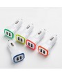 LED Dual USB Car Charger 2 Port Adapter Cigarette Socket Lighter For Cell Phone