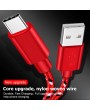 Type-C Cable 1m 2m 3m Nylon Braided Fast Charging Cable USB Charger Cord For Huawei Xiaomi Samsung