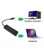 High Speed 3 Ports USB 3.0 Hub 10/100  Mbps To RJ45 Gigabit Ethernet LAN Wired Network Adapter Converter For Windows Mac