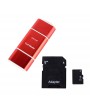 2GB 2 GB 2G Class4 TF Memory Card with SD Adapter + Aluminum OTG Card Reader