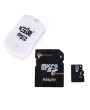 2GB 2 G Micro SD TF Memory Card with SD Card Adapter + Mini Rotary Card Reader