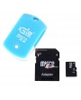 2GB 2 G Micro SD TF Memory Card with SD Card Adapter + Mini Rotary Card Reader