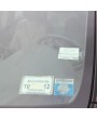 2pcs Car Invoice Ticket Folder Vehicle Parking Ticket Permit Holder Clip Sticker Auto Windscreen Window  Holder