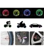1Pcs Neon LED Flash Light Lamp Bike Car Tire Tyre Wheel Valve Sealing Caps