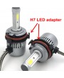 2 Pieces H7 LED Headlight Bulbs Adapter Base Holder For OPEL Astra G Honda CR-V Car Mazda More