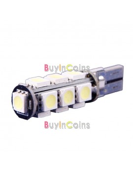 T10 13 SMD 5050 Pure White CANBUS Error Free Interior Car W5W LED Light Bulb 12V