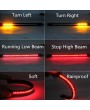 48 LED Universal Flexible Motorcycle Light Strip Tail Brake Stop/Turn Sign Light