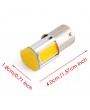 2Pcs 12V 1157 4 COB LED Car Turn Signal Rear Light Lamp Bulb Amber Yellow