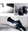 2Pcs LED Motorcycle Handlebar Spotlight Headlight Driving Light Fog Lamp White