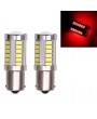 2Pcs LED Car Bulb 1156 Backup Reverse Light 33-SMD 5630 5730 12V BA15S P21W