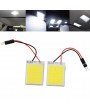 24COB LED Panel Light For Car Interior Door Trunk Map Dome Light HID White