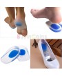 1 Pair Healthy Women Men Hot New Silicone Gel Spur Cup Pad Shoes Insole Heel Support Plantar Fasciitis Pain Relief