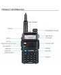 Baofeng DM-5R Dual Band DMR Digital Radio Walkie Talkie US Plug