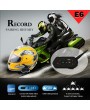 E6 Cascos Inalambrico Bluetooth Motorcycle Intercom Helmet VOX AUX Música GPS Handsfree Communication