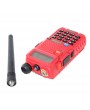 Baofeng BF-UV5R Dual-Band FM Transceiver Walkie Talkie US Plug Red
