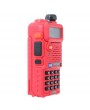 Baofeng BF-UV5R Dual-Band FM Transceiver Walkie Talkie US Plug Red