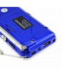 LCD Digita FM Radio Speaker USB SD TF Card Mp3 Music Player Blue