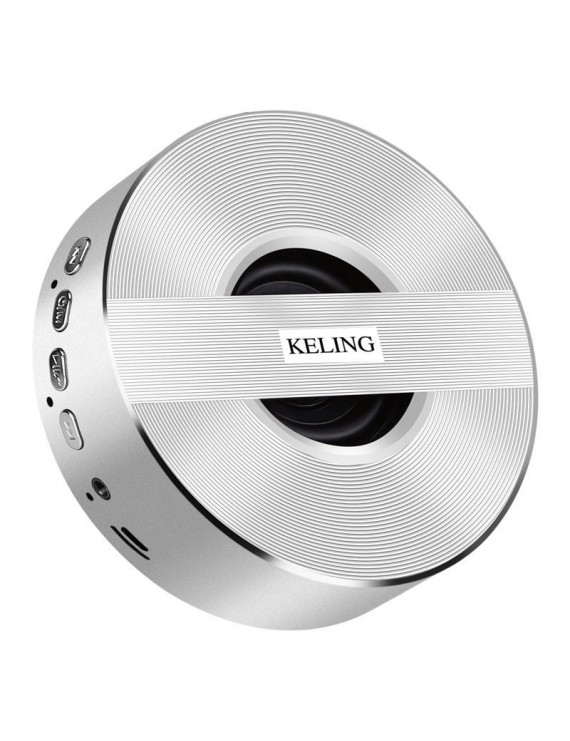 KELING A5 Wireless V4.0 1000mAh Portable Subwoofer - Silver